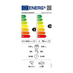 Acheter Lave-linge séchants 9kg HOTPOINT 1600tr/min 59.5cm D, HOT8050147619308