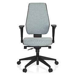 Chaise de bureau / Chaise pivotante PRO-TEC 500 tissu à maille gris foncé/gris clair hjh OFFICE