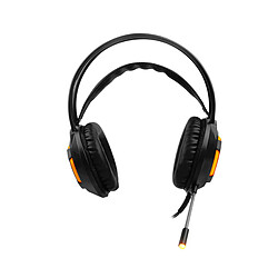 LUUCOZK Casque supra-auriculaire avec réduction du bruit USB 7.1 Surround Sound AJAZZ AX120 Casque filaire - Noir 