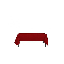 Soleil D'Ocre Nappe rectangulaire anti-tâches Alix - L 240 x l 140 cm - Rouge 