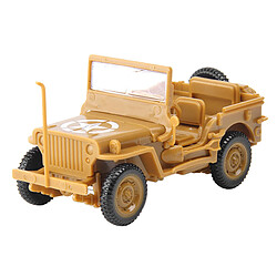 Scène De Jouets De Véhicule Simulé Au 1/48 Faisant 4D Assembler Des Kits De Modèle De Voiture Jaune