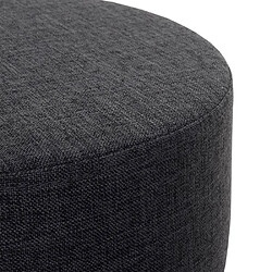 Acheter Mendler 2x Tabouret HWC-C22, hauteur réglable, Ø 35 cm, tissu ~ gris foncé