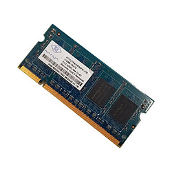 Barrette Mémoire 512Mo RAM DDR2 Nanya NT512T64UH8A0FN-37B SO-DIMM PC2-4200S - Reconditionné