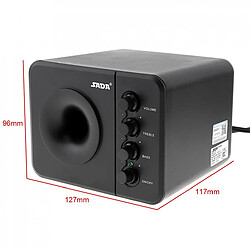 Avis Universal SADA D-205 Portable 3W USB 2.0 Computer Subwoofer Combinaison en haut-parleurs avec une prise audio 3,5 mm pour le smartphone PC ordinateur portable de bureau