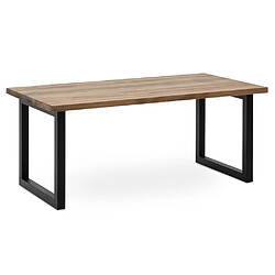 Ds Meubles Table Basse iCub Strong 50x140 x43 Noir Table basse iCub Strong ECO 50x140x43 cm Noir Effect-Vintage