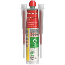 FISCHER Résine de scellement vinylester FIS V Zero sans substance nocive coloris gris carton de 10 cartouches 300ml