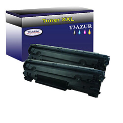 Lot de 2 Toners compatibles HP LaserJet Pro M1217NFW, M1530 - 2 000p - T3AZUR Lot de 2 Toners compatibles pour imprimante HP LaserJet Pro M1217NFW, M1530 - 2 000p - T3AZUR