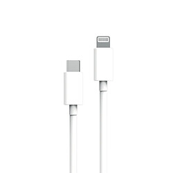 My Way Myway Câble Lightning vers USB-C Charge 60W et Synchronisation 3m Blanc