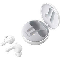 Avis LG TONE Free HBS-FN5U Écouteurs Intra-auriculaires Bluetooth - Technologie UVNano LED - IPX4 - Autonomie 18h - Blanc