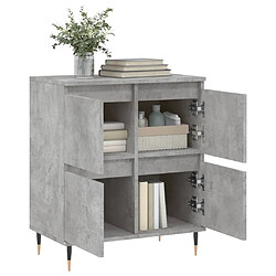 Acheter Maison Chic Buffet,Meuble de Rangement,commode pour salon,Cuisine Gris béton 60x35x70 cm Bois d'ingénierie -MN63824