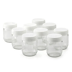 Lot de 9 pots en verre pour yaourtière - 430301 - LAGRANGE