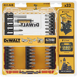 Ensemble de forets Dewalt DT70709-QZ 33 Pièces