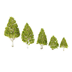 Modèle arbres Lot 5 Modèle Arbre Echelle Train HO életronique Paysage Jouef 2.56 Inch - 5.12 Inch