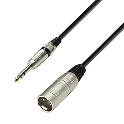 ADAM HALL - Cables K3 BMV 0100 - Câble Micro XLR mâle vers Jack 6,35 mm TRS