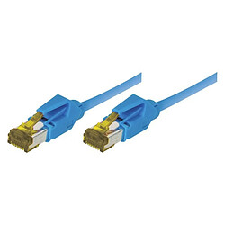 Abi Diffusion Cordon RJ45 sur câble catégorie 7 S/FTP LSOH snagless bleu - 7,5 m