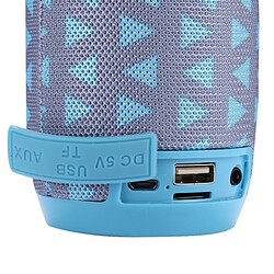 Avis Wewoo Enceinte Bluetooth Haut-Parleur Stéréo Sans Fil V4.2 avec Poignée, Microphone Intégré, Appels Mains Libres & Carte TF & AUX IN & FM, Distance: 10m Baby Bleu