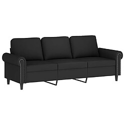 Avis vidaXL Ensemble de canapés 2 pcs avec coussins noir velours