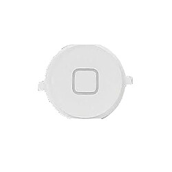 Visiodirect Bouton home central blanc de remplacement pour iPhone 4S sans la nappe