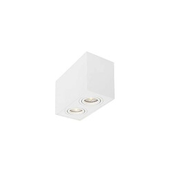 NOVA LUCE Plafonnier RENDE Sable Blanc GU10 20 W H12,5