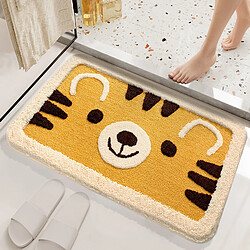 LUUCOZK Tapis de bain antidérapants absorbants à séchage rapide, décoration de salle de bain, motif 9-45 x 65 cm 