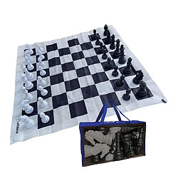 ALLDORO Échecs XXL | Jeu d'échecs version XXL - Terrain de jeu : 158 x 158 cm - Sac de rangement pratique - A partir de 3 ans