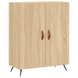 Maison Chic Buffet,Meuble de Rangement,commode pour salon,Cuisine chêne sonoma 69,5x34x90 cm bois d'ingénierie -MN74852