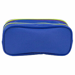 Avis Trousse Fourre-Tout Double Sonic Bleu 22,5 x 8 x 10 cm