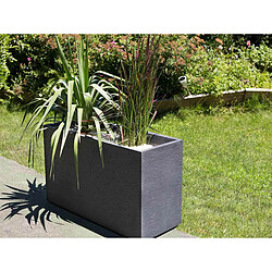 Eda Jardinière Muret Graphit 99,5 x 39,5 x 60 cm - 116 L - Gris anthracite