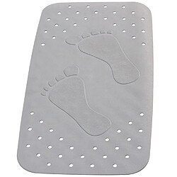 RIDDER Tapis de bain antidérapant Plattfuß 72 x 38 cm Gris 67087 