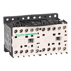 contacteur inverseur tesys k - cc - 6a - 3 pôles - 1o - 24v dc - a vis - schneider electric lp2k0601bd