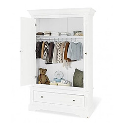 Pinolino Chambre de bébé Emilia 3 pièces lit de bébé évolutif commode à langer armoire à 2 portes