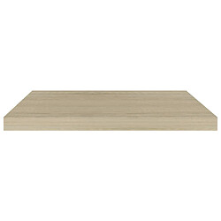 Avis vidaXL Étagère flottante murale chêne 60x23,5x3,8 cm MDF