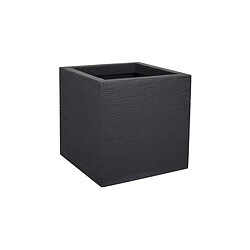 Jardinière carrée Graphit Up 29,5 x 29,5 x 29,5 cm - 21 L - Gris anthracite - Eda 