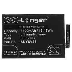 vhbw Batterie remplacement pour Sony SNYSV24 pour smartphone (3500mAh, 3,85V, Li-polymère) 