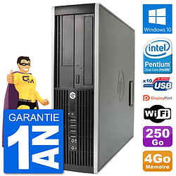 PC HP Compaq 6200 Pro SFF Intel G630 RAM 4Go Disque Dur 250Go Windows 10 Wifi - Occasion