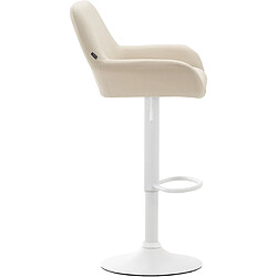 Avis Non Lot de 2 tabourets de bar Braga simili cuir blanc