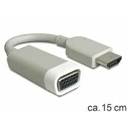 DeLock 65469 Adaptateur HDMI-A prise mâle vers VGA femelle Argent pas cher