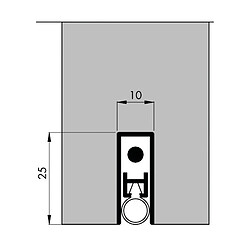 Bas de porte automatique - Longueur : 930 mm - ELLEN