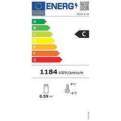 Acheter Mini Vitrine Réfrigérée 4 Faces Vitrées Blanche - 86 L - Polar