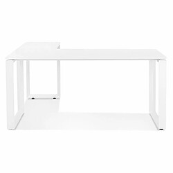 Paris Prix Bureau Design Abigano 170cm Blanc