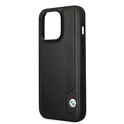 BMW Coque arrière rigide pour iPhone 14 Pro -noir pas cher