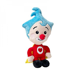 Avis Universal Animaux en peluche 25 cm Cute Sticker Plim Clown Clown Peluche Animation Animation Homme en peluche Poupée de luxe Animation Cadeau doux Jouet pour les enfants Anniversaire(Rouge)