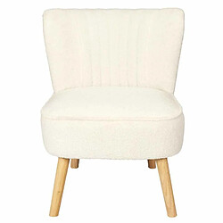 Paris Prix Fauteuil Scandinave Design Erika 72cm Blanc