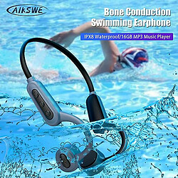 Universal Headphones de baignade IPX8 CONDUCTION OSE BLUETOOTH 5.0 CAS des casques sans fil 16 Go mp3 Music Player Sport Earphone