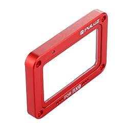 Wewoo Pour Sony RX0 Alliage d'aluminium rouge flamme + verre trempé protecteur d'objectif avec vis et tournevis pas cher