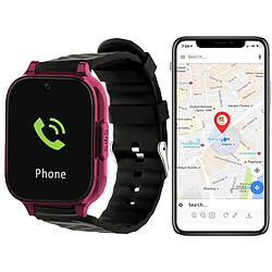 Montres GPS Sénior Enfant 4G Traceur Suivi Précis Appel Vidéo Détection de Chute Rouge YONIS 