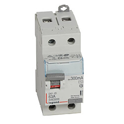interrupteur différentiel legrand dx3 63a 300ma 2 poles type ac - vis / vis