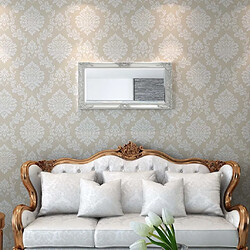 Maison Chic Miroir mural style baroque | Miroir Décoration pour Maison Salle de Bain 100x50 cm Argenté -GKD96687