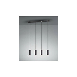 TRIO LIGHTING Suspensions Marley Noir Mat 4x35W GU10 