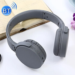 Wewoo Casque Bluetooth pour iPhone Bandeau pliant stéréo sans fil Casque support audio de 3,5 mm d'entrée et d'appels mains libres l'pour iPhone iPad iPod Samsung HTC Xiaomi d'périphériques Gris 